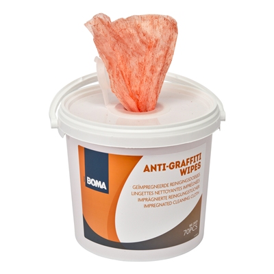 210129: Anti-Graffiti wipes - 70 stuks