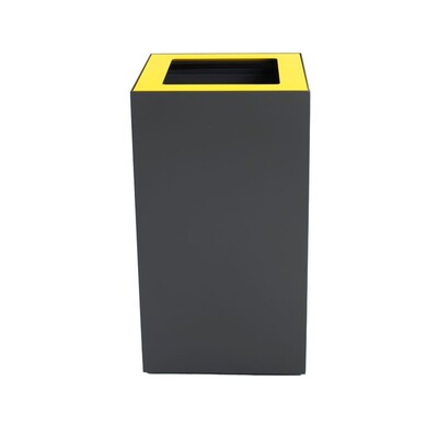 750537: Bomabin Select Modus - 90 l - GRIS - couvercle JAUNE