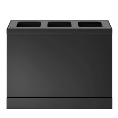 750544: Bomabin Select Bica - 3 x 10 l - ANTHRACITE - ouvert/ouvert/ouvert