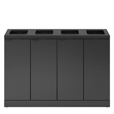 750549: Bomabin Select Bica - 4 x 45 l - ANTHRACITE - ouvert/ouvert/ouvert/ouvert