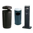 Buitenafvalbakken & Asbakken